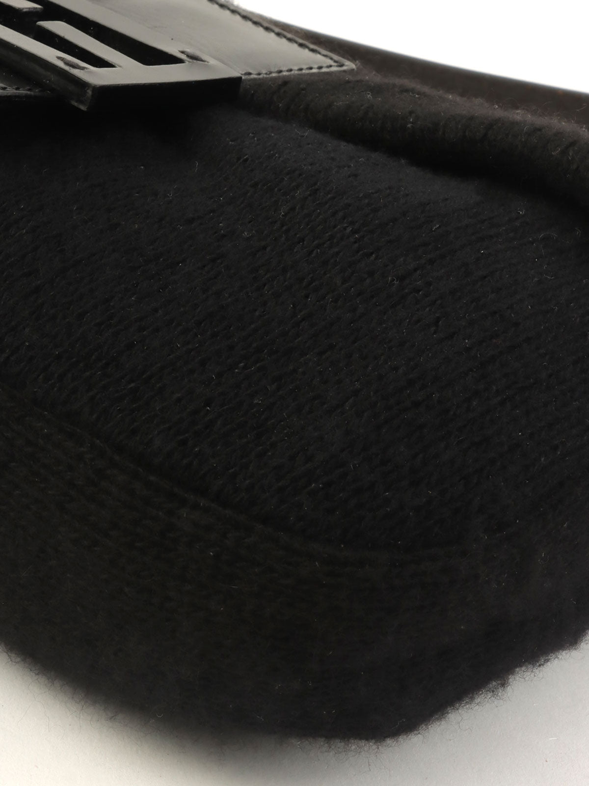 针织妈妈水桶包黑色