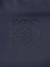 アナグラムパンチングハンドバッグ　ネイビー