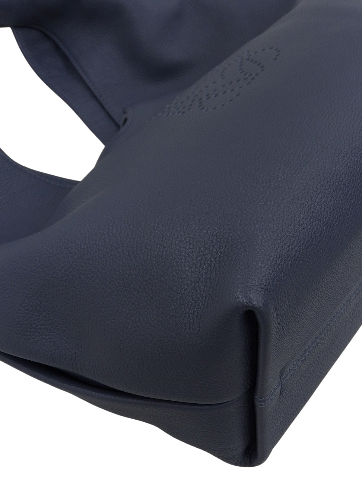 アナグラムパンチングハンドバッグ　ネイビー