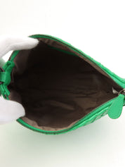 绿色 Intrecciato 单肩包