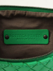 绿色 Intrecciato 单肩包