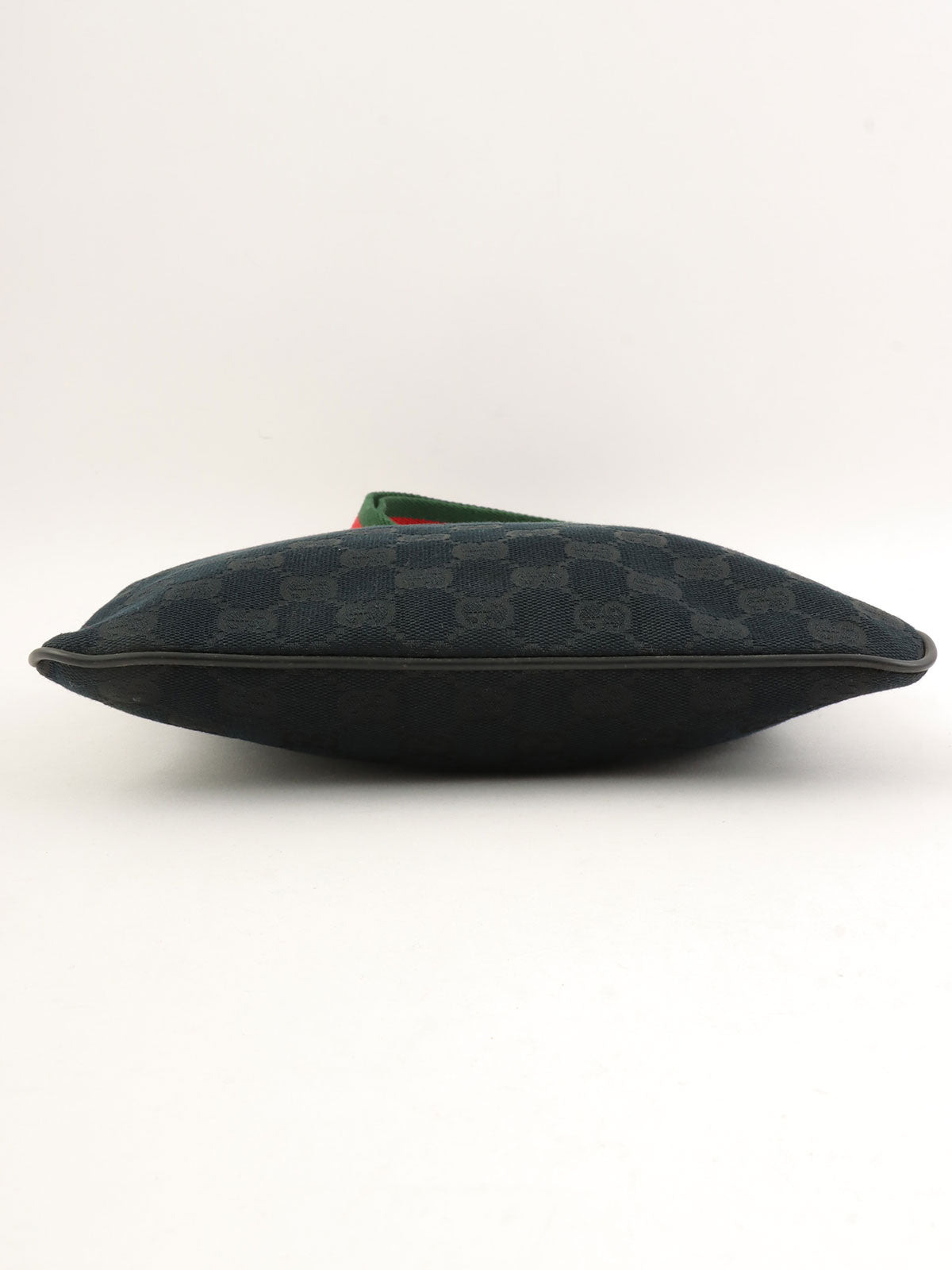 Canvas GG Pattern Sherry Line Mini Shoulder Bag Black/Green/Red