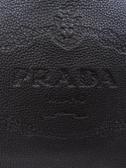 ロゴエンボストートバッグ ブラック