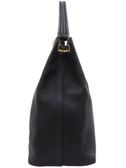 ロゴエンボストートバッグ ブラック