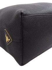 ロゴエンボストートバッグ ブラック