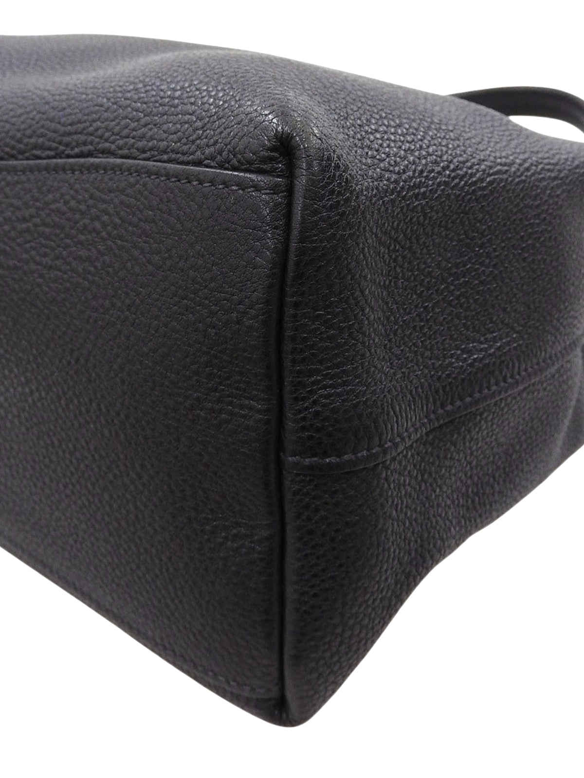 ロゴエンボストートバッグ ブラック