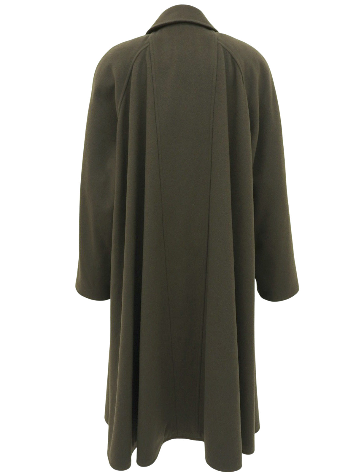1994 Cashmere CC Mark Button Long Coat Khaki