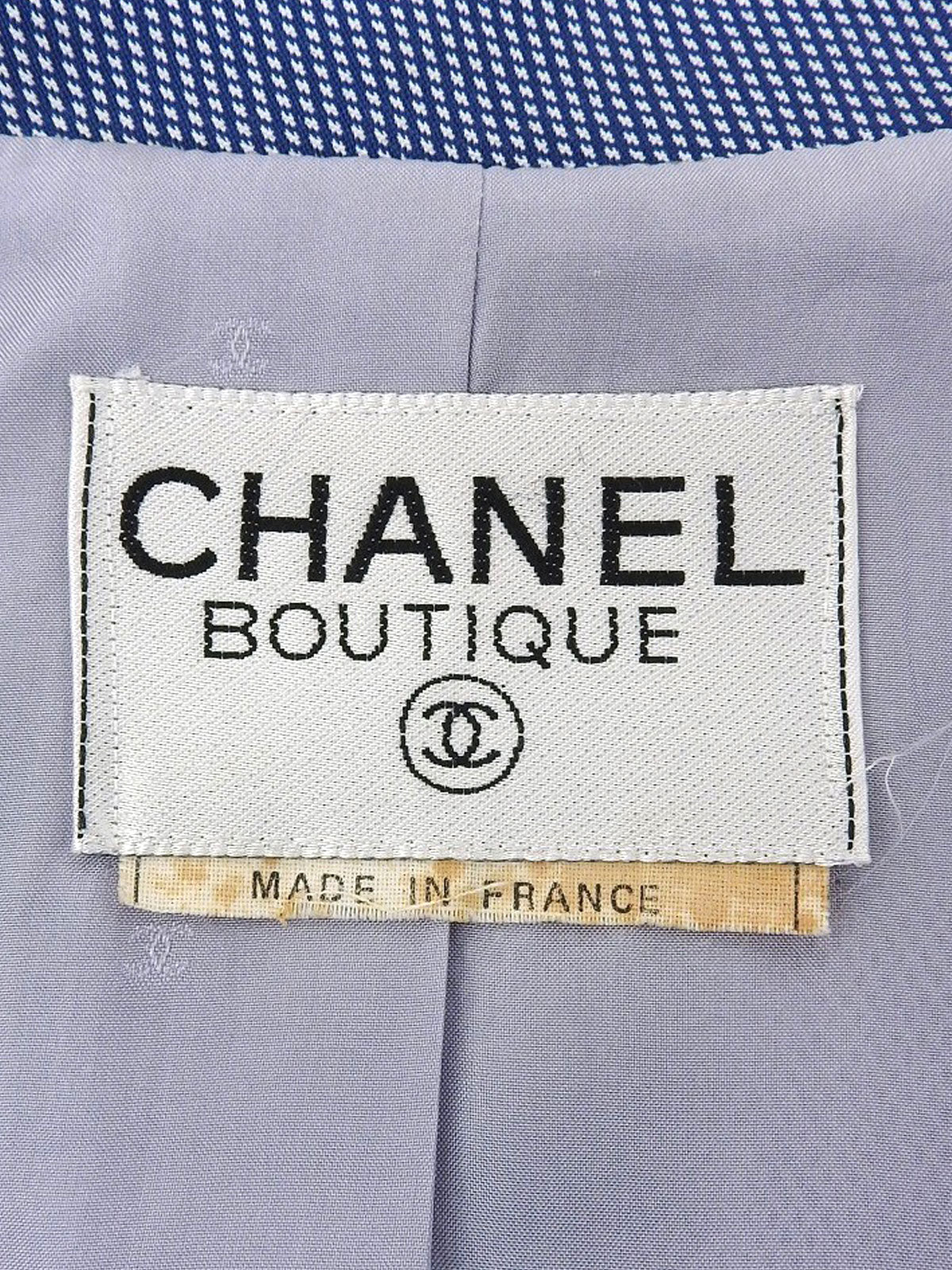 CC Mark Button Jacket Light Blue