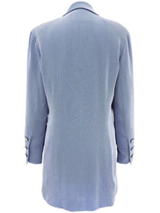 CC Mark Button Jacket Light Blue