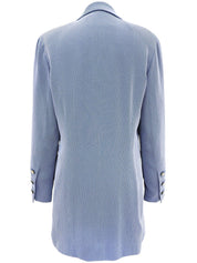 CC Mark Button Jacket Light Blue