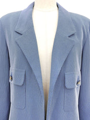 CC Mark Button Jacket Light Blue