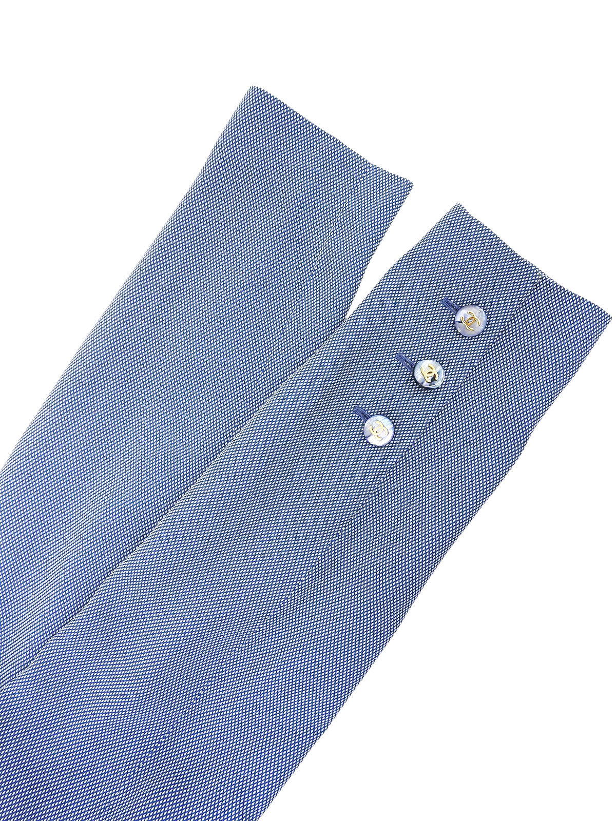 CC Mark Button Jacket Light Blue