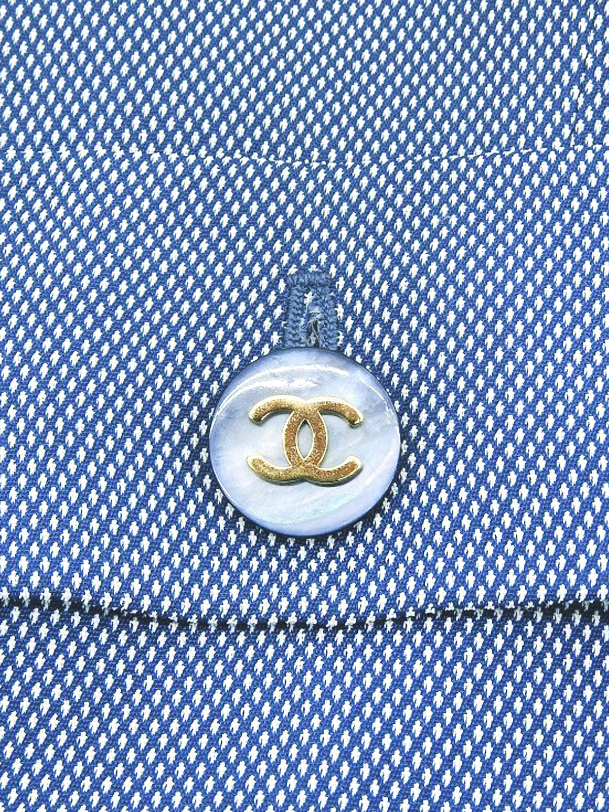 CC Mark Button Jacket Light Blue