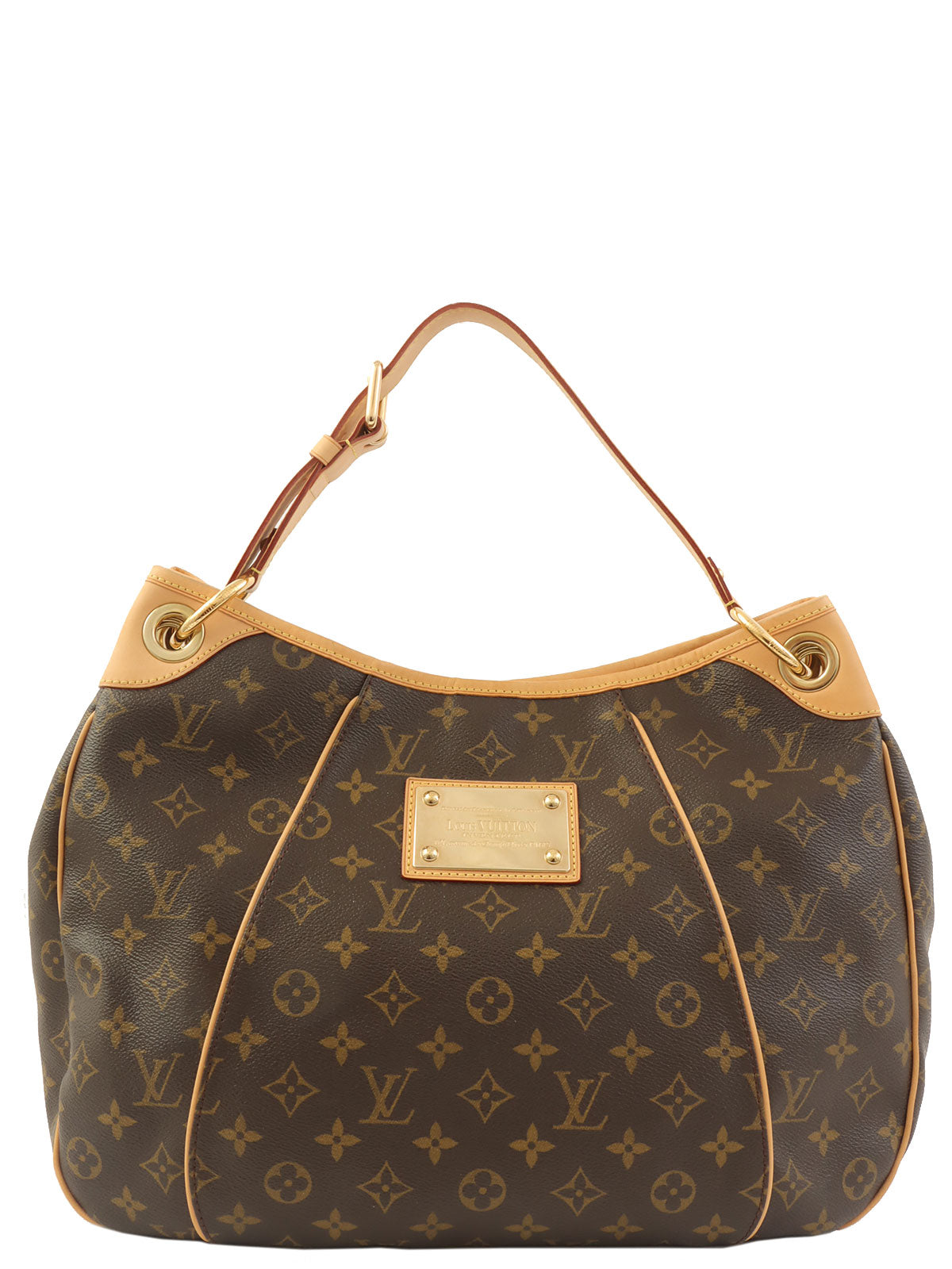 2009 Monogram Galliera PM Canvas Handbag, Brown