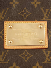 2009年製 キャンバスモノグラムガリエラPMハンドバッグ ブラウン