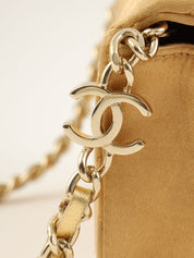 2005年頃製 ラインストーンデザインモチーフチェーンショルダーバッグ ブロンズ