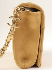 2005年頃製 ラインストーンデザインモチーフチェーンショルダーバッグ ブロンズ