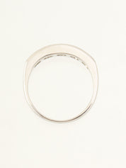 プラチナダイヤモンドリング シルバー #12