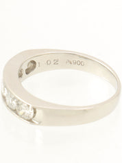 プラチナダイヤモンドリング シルバー #12