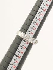 プラチナダイヤモンドリング シルバー #12