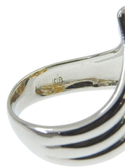 18Kプラチナダイヤモンドデザインリング シルバー/ゴールド