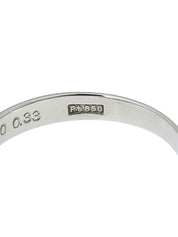 铂金蓝宝石钻石设计戒指，银色/蓝色