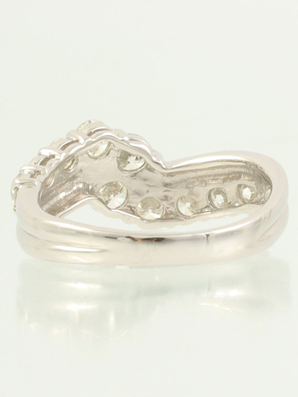 プラチナダイヤモンドリング シルバー