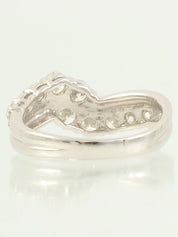 プラチナダイヤモンドリング シルバー