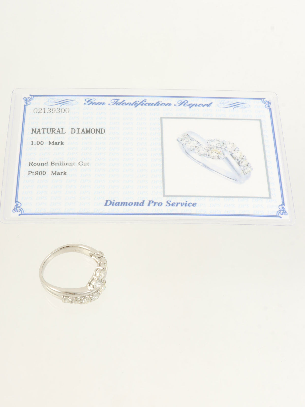 プラチナダイヤモンドリング シルバー