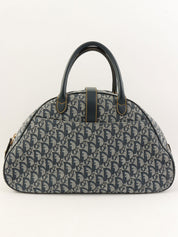 トロッターパターンダブルサドルバッグ ネイビー