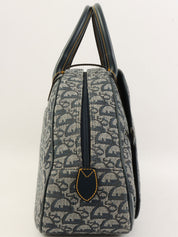 トロッターパターンダブルサドルバッグ ネイビー