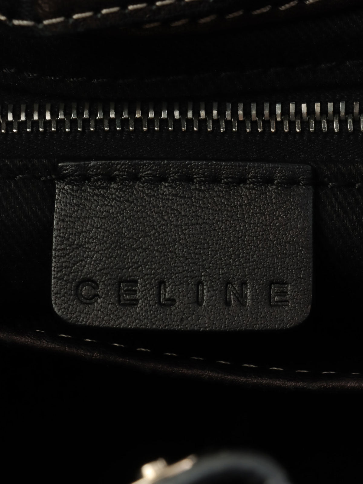 マカダムパターンワンショルダーバッグ グレー/ネイビー