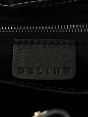 マカダムパターンワンショルダーバッグ グレー/ネイビー