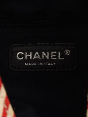Circa 2009 Coco Cabas Chain Tote Bag Indigo/Red