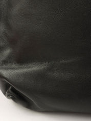 アナグラムエンボス巾着ショルダーバッグ ブラック