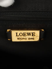 アナグラムエンボス巾着ショルダーバッグ ブラック