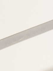 Side logo rimless sunglasses blue