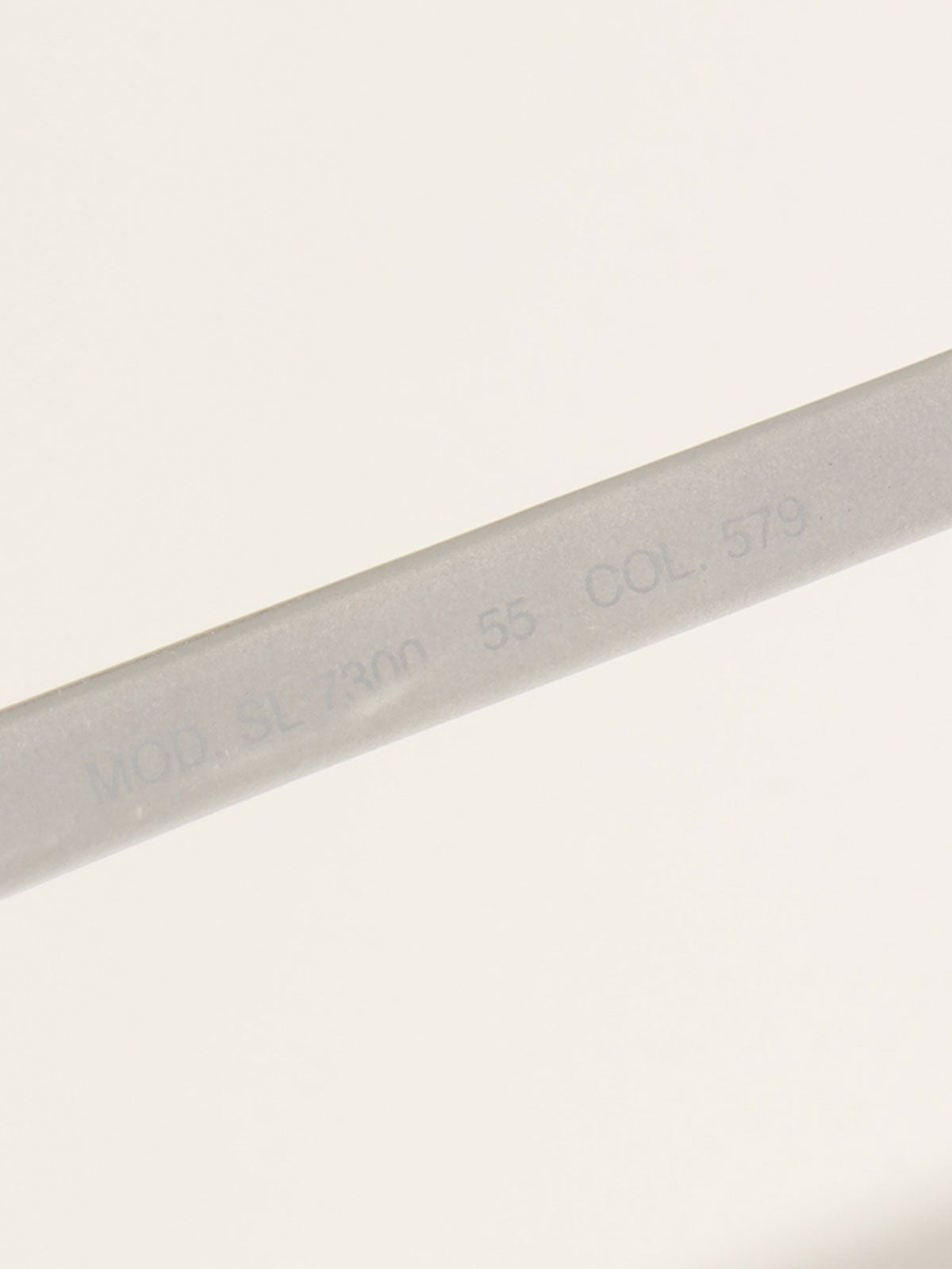 サイドロゴリムレスサングラス ブルー