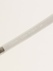 Side logo rimless sunglasses blue