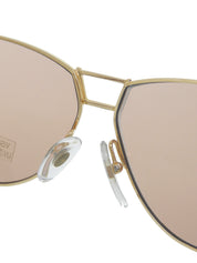 Side Logo Sunglasses Brown