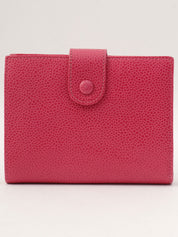 1997年頃製 キャビアスキンCCマークステッチウォレット フューシャピンク