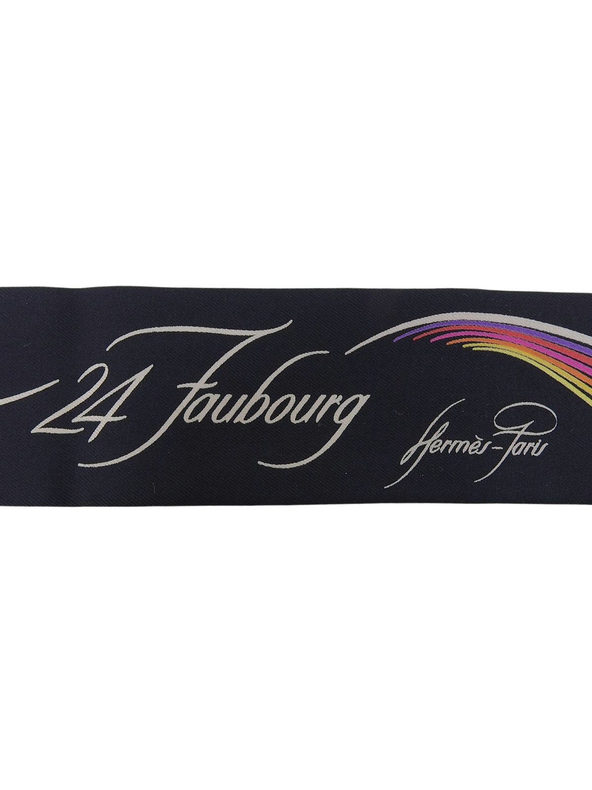 24Faubourg图案Twilly丝巾 黑色/多色