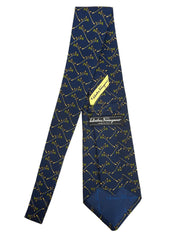 ロープパターンタイ ネイビー/マルチ