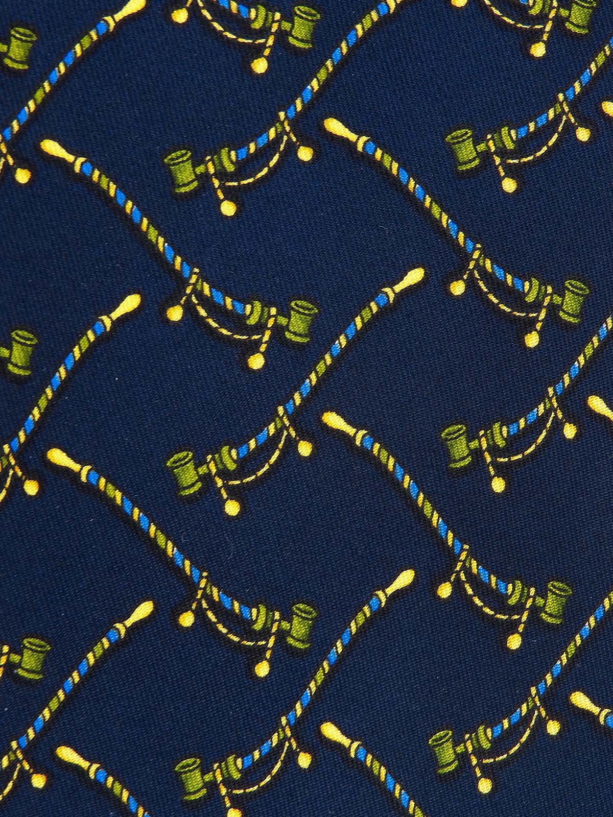 ロープパターンタイ ネイビー/マルチ