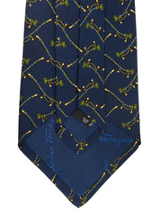 ロープパターンタイ ネイビー/マルチ