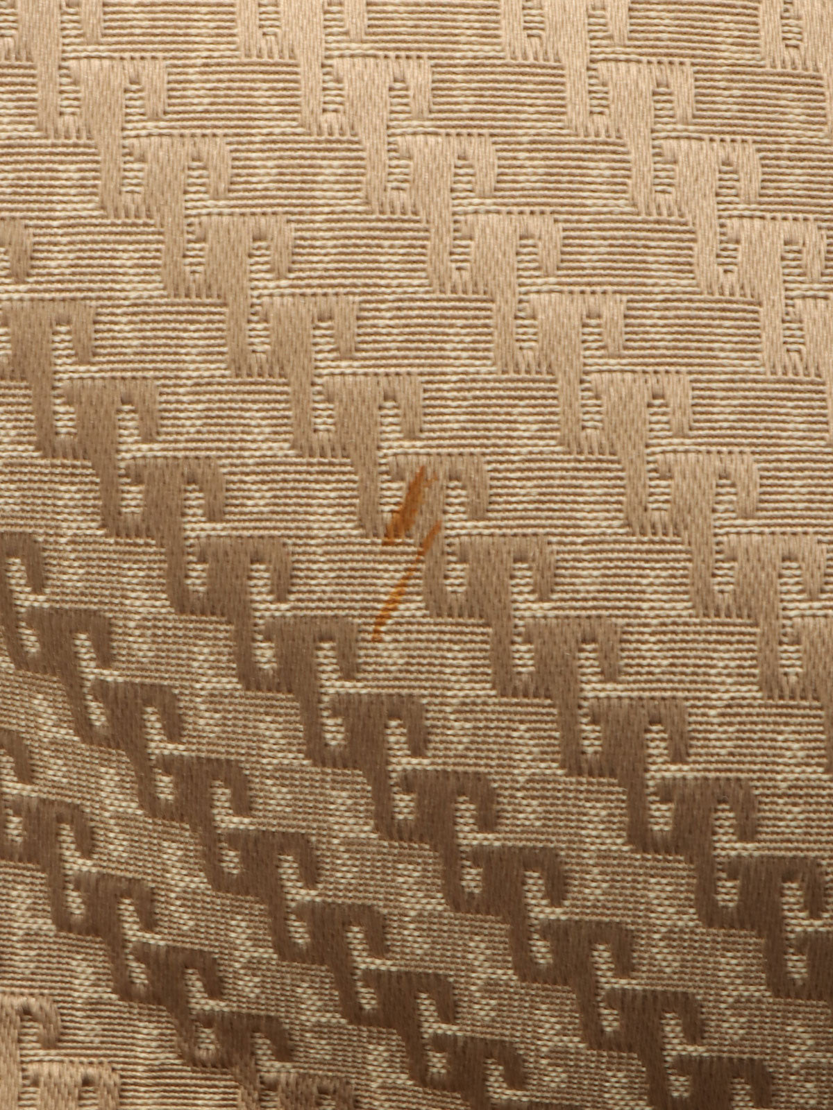 G Pattern Logo Embossed Boston Bag Beige/Brown