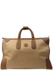 Gパターンロゴエンボスボストンバッグ ベージュ/ブラウン