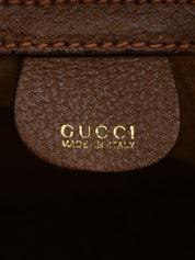 Gパターンロゴエンボスボストンバッグ ベージュ/ブラウン