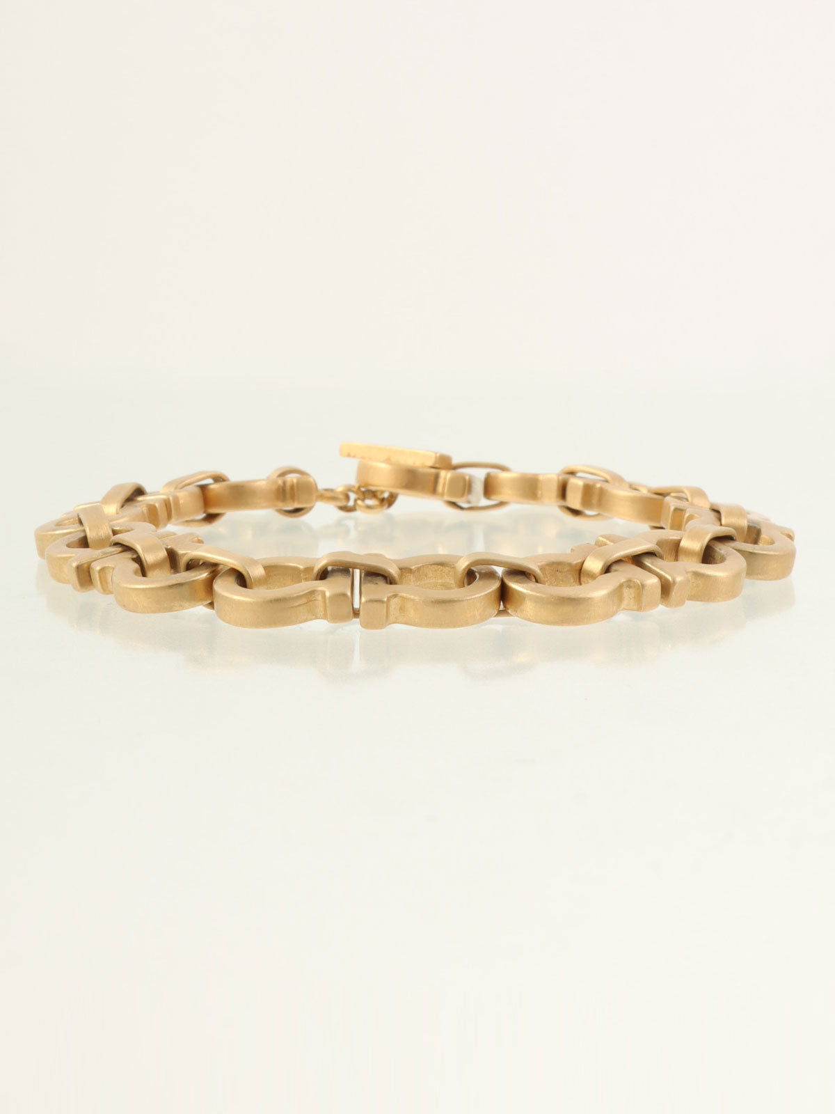 Gancini Chain Bracelet in Antique Gold