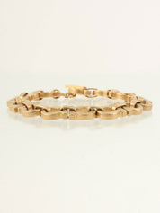 Gancini Chain Bracelet in Antique Gold